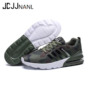 

JCJJNANL Breathable Air Mesh Sneakers Slip on Summer Non-leather Casual Lightweight Cork camouflage Shoes Men Sneakers