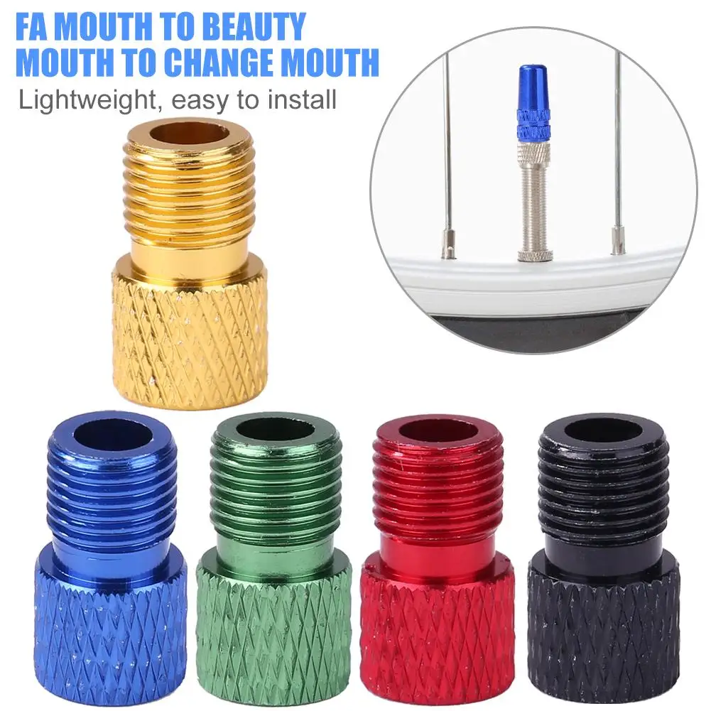 Schrader Valve Adapter Wear-resistant MTB Bike Valve Converter Fixed Gear Bicycle Presta to Schrader Adapter bicycle valve adapter bicycle valve bicycle valve accessories