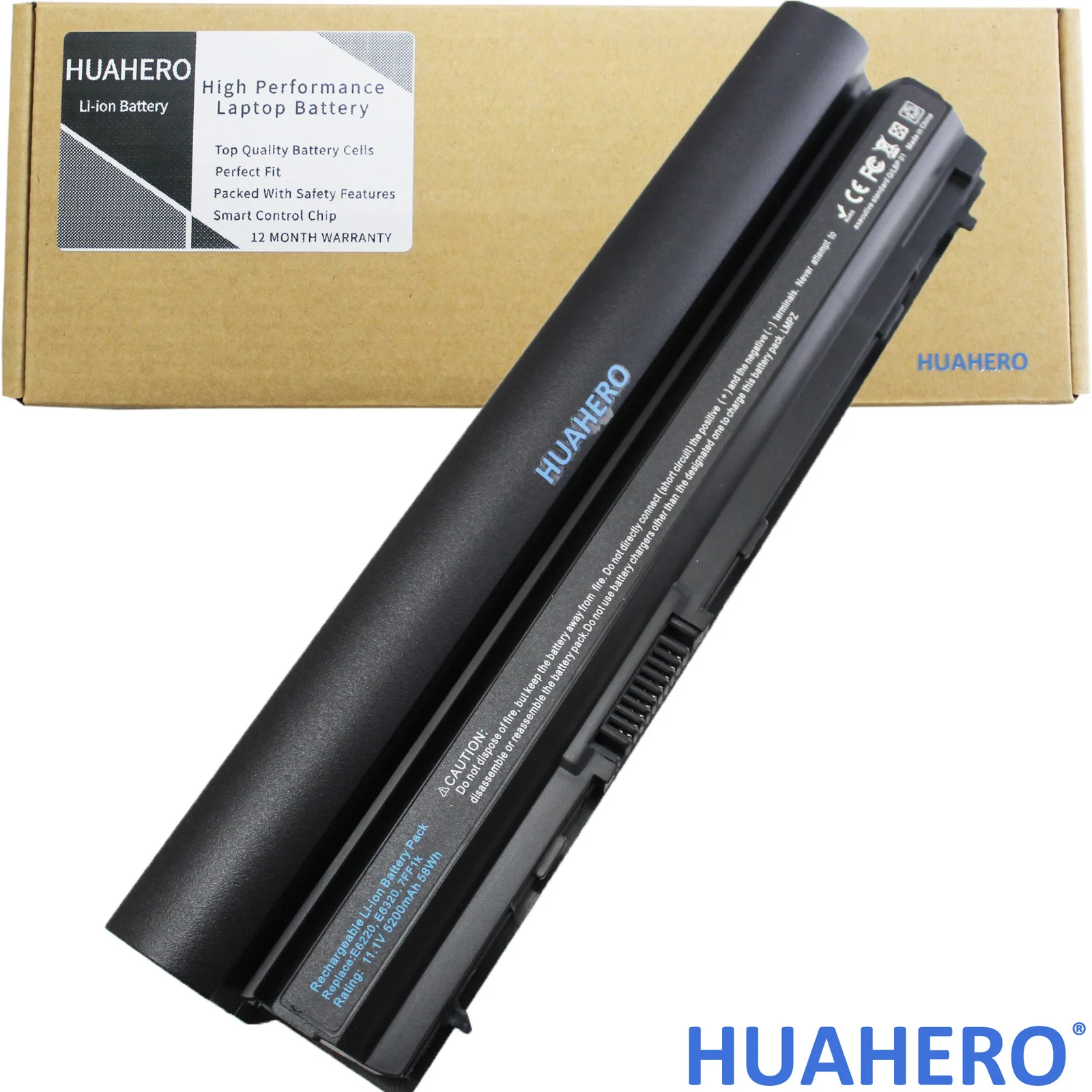 Батарея HUAHERO RFJMW FRROG для Dell Latitude E6320 E6220 E6120 E6230 E6330 E6430s 5X317 7FF1K 7M0N5 823F9 RXJR6 RCG54 R8R6F PC |
