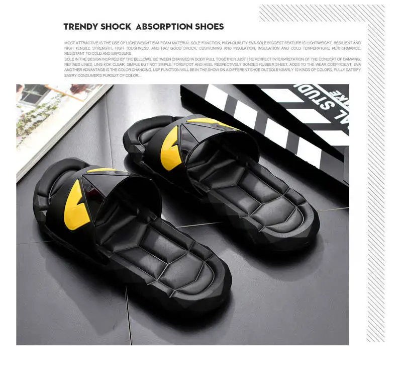2020 sandals summer trend herringbone large size non-slip thick bottom home clothes slippers men