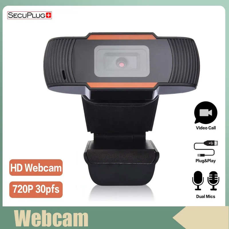 

SecuPlug Usb-Camera Microphone Computer Webcam PC Camera Video Record HD Web Camera With MIC For Computer For PC Laptop Skype