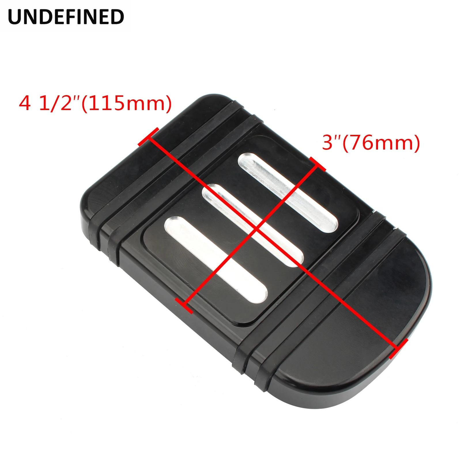 Motorcycle Black/Chrome Large Foot Pegs Footrest Brake Pedal Pad Cover For Harley Softail Touring CVO Electra Glide Dyna Fat Boy motorcycle accessories motorcycle footrests motorcycle foot pedals