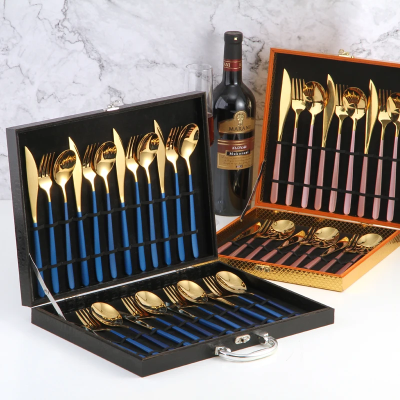 Набор столовых приборов из нержавеющей стали 24 шт.|Столовые сервизы| |