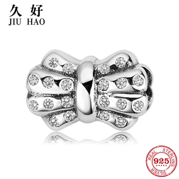 

Hot 925 Sterling Silver Butterfly Shape zircon Beads womens accessories trendy 2018 Fit Original JIUHAO Charms Bracelet Jewelry
