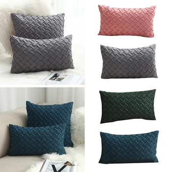 

Cushion Covers Solid Color Comfortable Faux Suede Decorative Throw Pillow Covers Pillowcases for Sofa Couch Living Room Decor