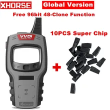 Versão global xhorse vvdi mini ferramenta chave remota programador chave com livre 96bit 48-função clone substituir da ferramenta chave vvdi