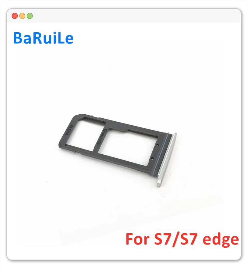 BaRuiLe 5 шт одиночный/двойной металлический пластиковый Nano лоток для sim-карты Слот