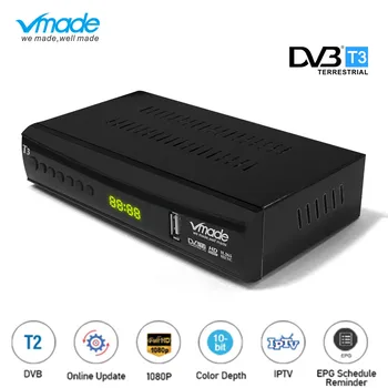 

DVB-T2 TV Tuner Scart TV Box DVB-T Digital Terrestrial TV Receiver H.265/HEVC Dolby AC3 HD Audio Support Youtube IPTV M3U