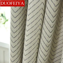 

Simple Modern Blackout Curtain for Study Bedroom Living Room Balcony Floor Floating Curtain Striped Curtain Customization