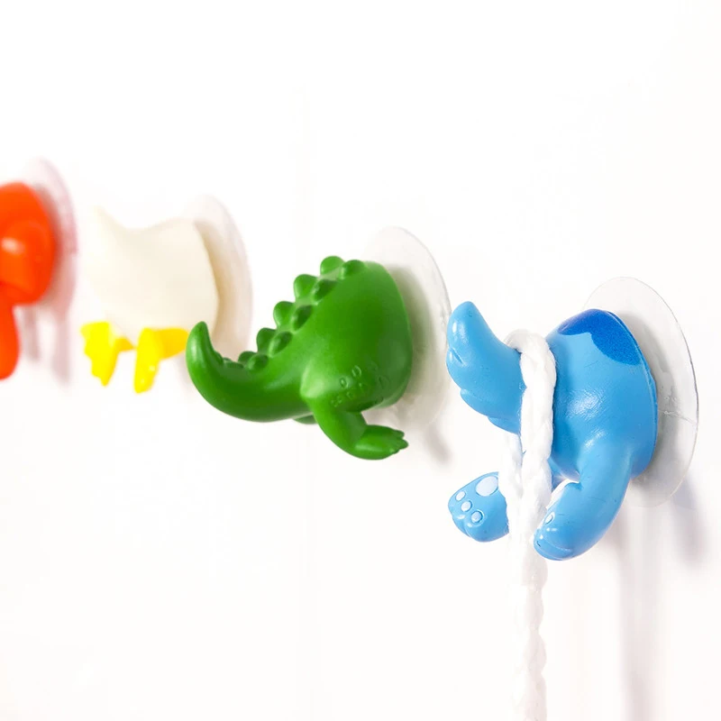 

Cute Animal Tail Key Holder Storage Hanger Durable Sundries Hanging Creative Cartoon Wall Suction Cup Hook Home Organizer Decor