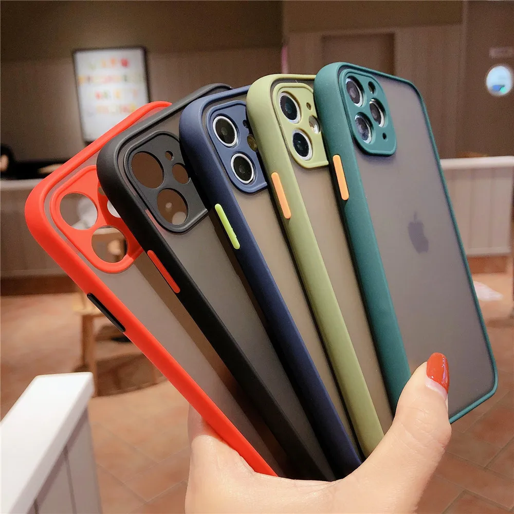 Phone Case For Xiaomi Redmi Note 6 Y3 7 8 7A 7S 8A K20 K30 9T Pocophone F2 Pro Skin Feel Shockproof Translucence Frosted Cover