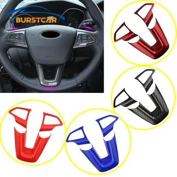 

Abs Car Interior Steering Wheel Decoration Cover Trim Stickers for Ford New Focus 4 Mk4 2015 2016 2017 2018 Parts
