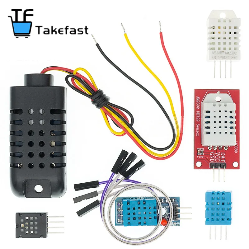 Digital Temperature And Humidity Sensor Dht11/dht12 Dht22 Am2302 Am2301