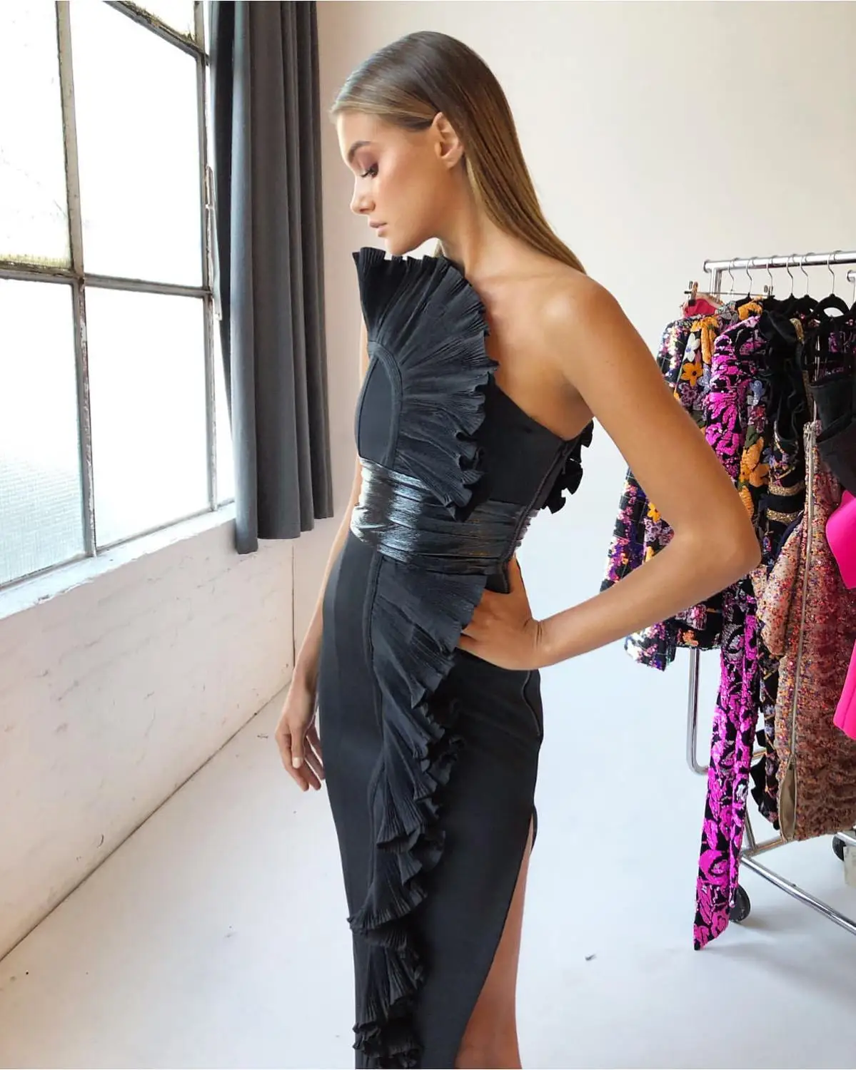 Летнее Бандажное платье для женщин Vestidos Новые Вечерние платья знаменитостей элегантное Клубное платье миди