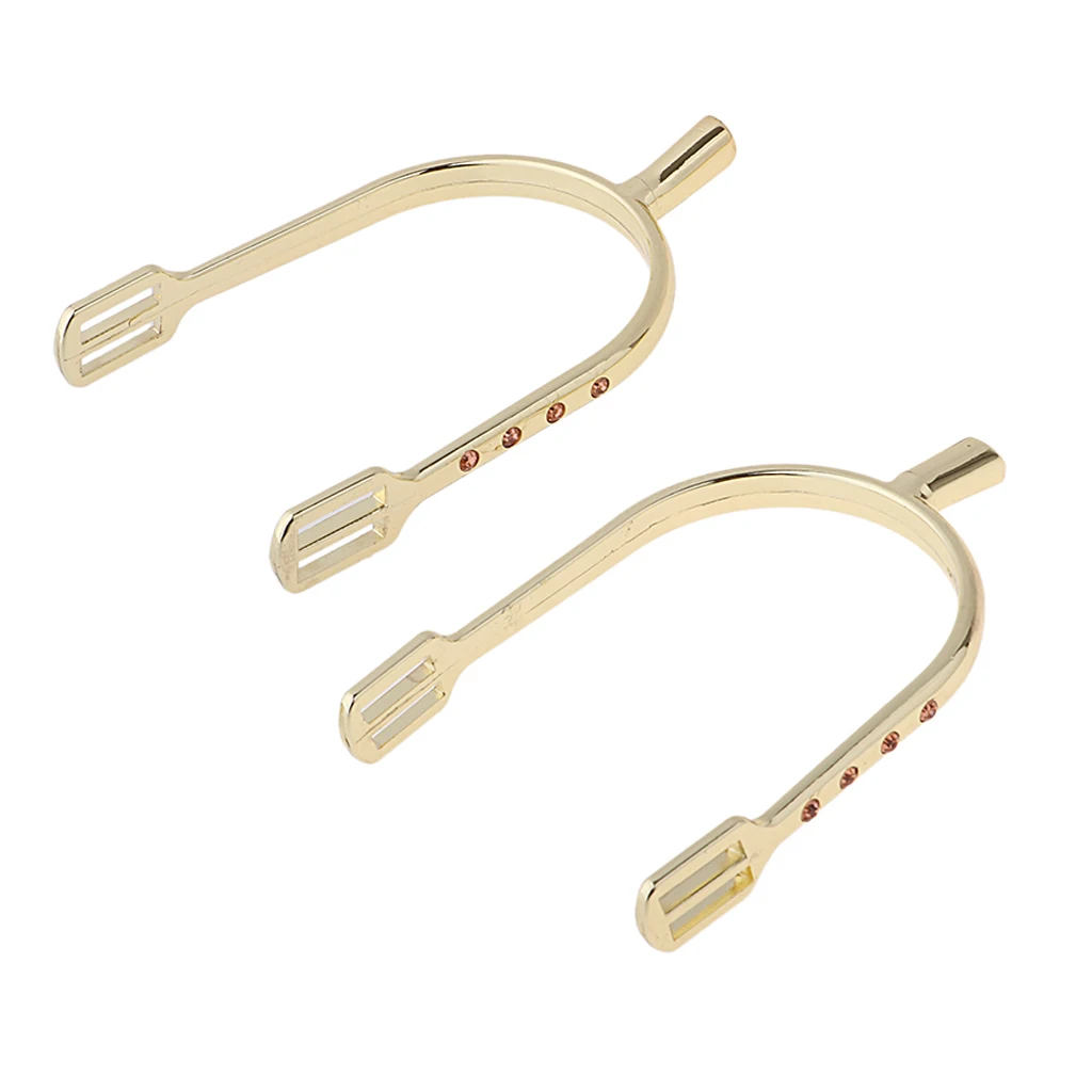 1 Pair Zinc Alloy Horse Spurs Equestrian Horse Riding Boots Spurs Accessories 12*8*2cm