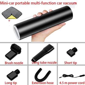 

Car mini vacuum cleaner 120W 12V portable handheld automatic vacuum cleaner wet and dry dust collector