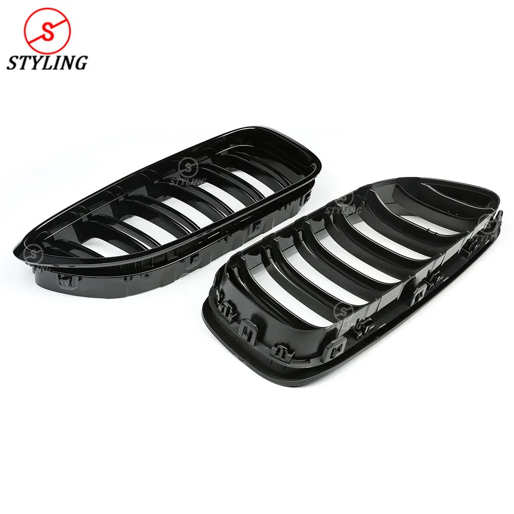 Решетка ABS для BMW F06 F12 F13 640i & M6 передний бампер губ гоночная решетка глянцевый