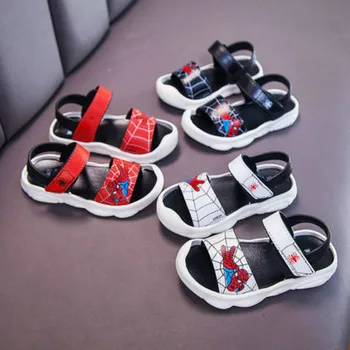 

Summer Baby Boys Sandals Kids Beach Shoes Children Shoes Cartoon Spiderman Girl Shoes Baby Sandals Breathable Soft Toddler Shoes