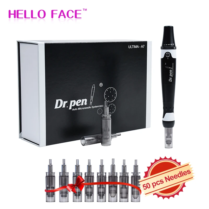 dr pen A7 and 50 pcs needles 