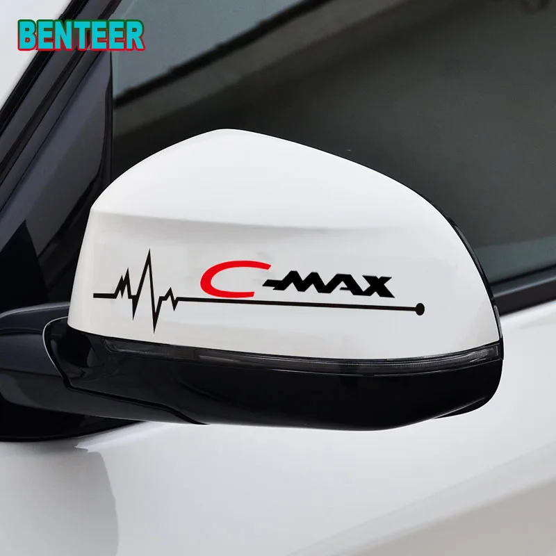 Наклейка на зеркало заднего вида для Ford Cmax C max 2 шт./лот автомобильные