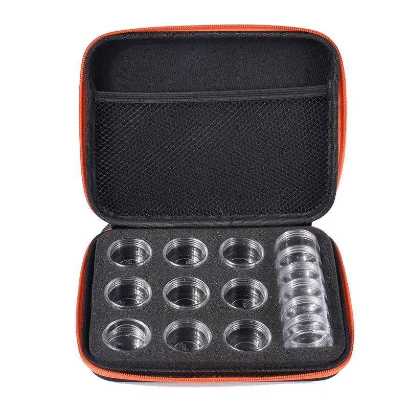 15 Slots Diamond Painting Storage Bag Essential Oil Case with Bottles Shock-proof Travel Holder Carrying Organizer | Дом и сад