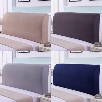 

Elastic Polyester Bed Headboard Cover 180cm Dustproof Protector Slipcover Head Back Protection Dust Cover Bedspread 4 Colors