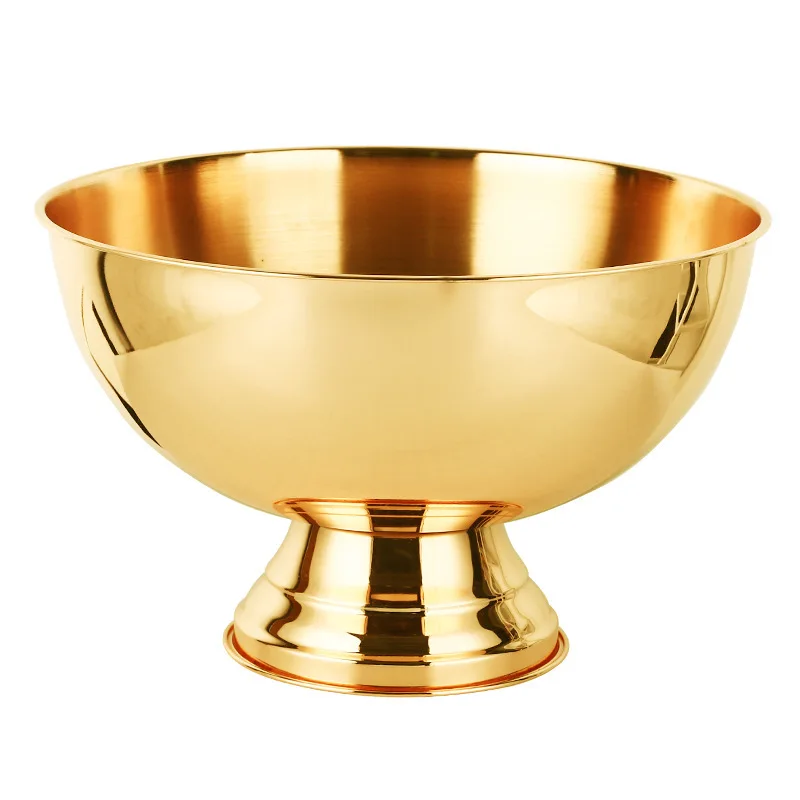 13.5L Stainless Steel Ice Bucket Deer Head Wine Champagne Bow Tube Champagne Barrel Ice Wine Barrel Bar Tool