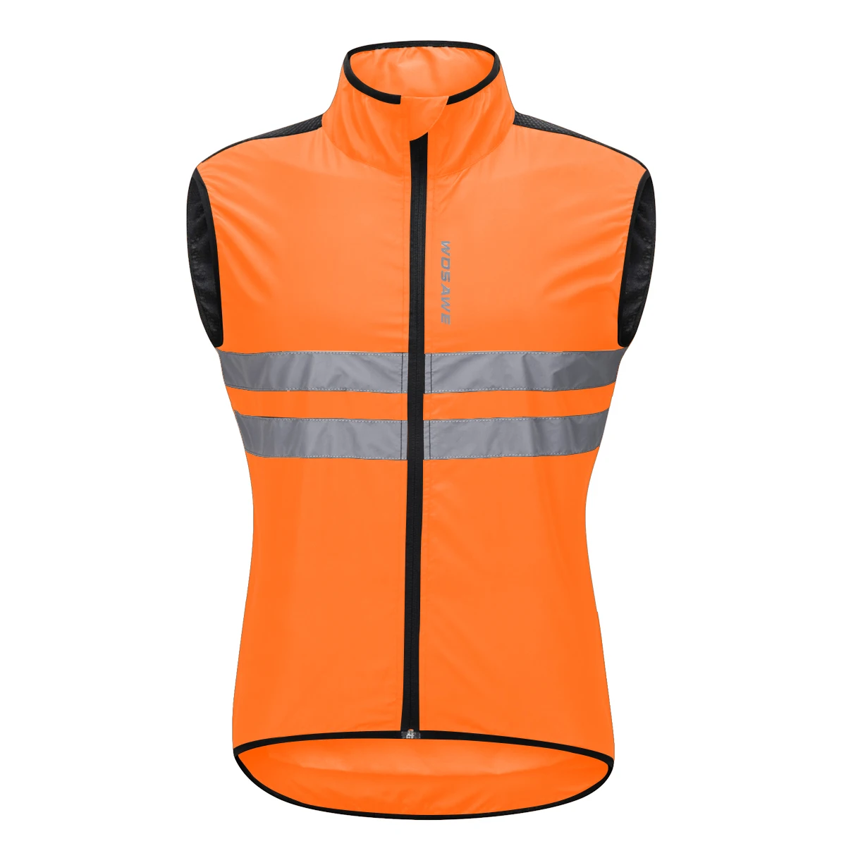 WOSAWE Светоотражающая дышащая Ультралегкая велосипедная Джерси ветрозащитная ветровка Высокая видимость велосипедная Джерси MTB дорожный велосипед куртка - Цвет: BL205-Orange