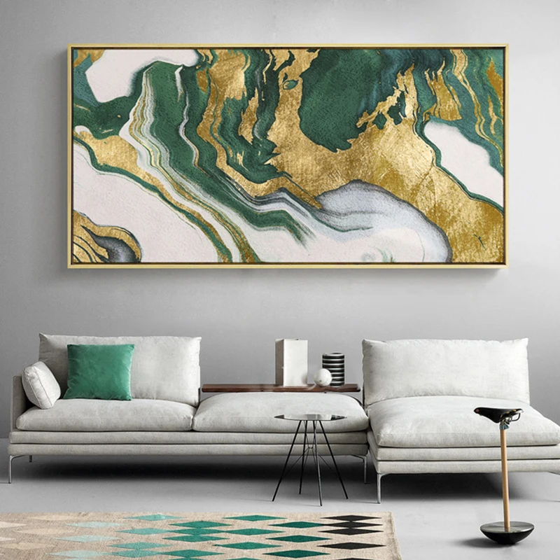 

KOWELL 100% Handpainted High Quality Abstract Oil Painting On Canvas Art Gift Home Decor Living Room Wall Art Frameless Picture