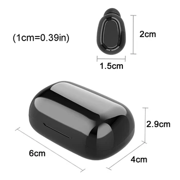 

L21 Wireless Bluetooth 5.0 Mini Earbuds Digital Display Handsfree Stereo Headset