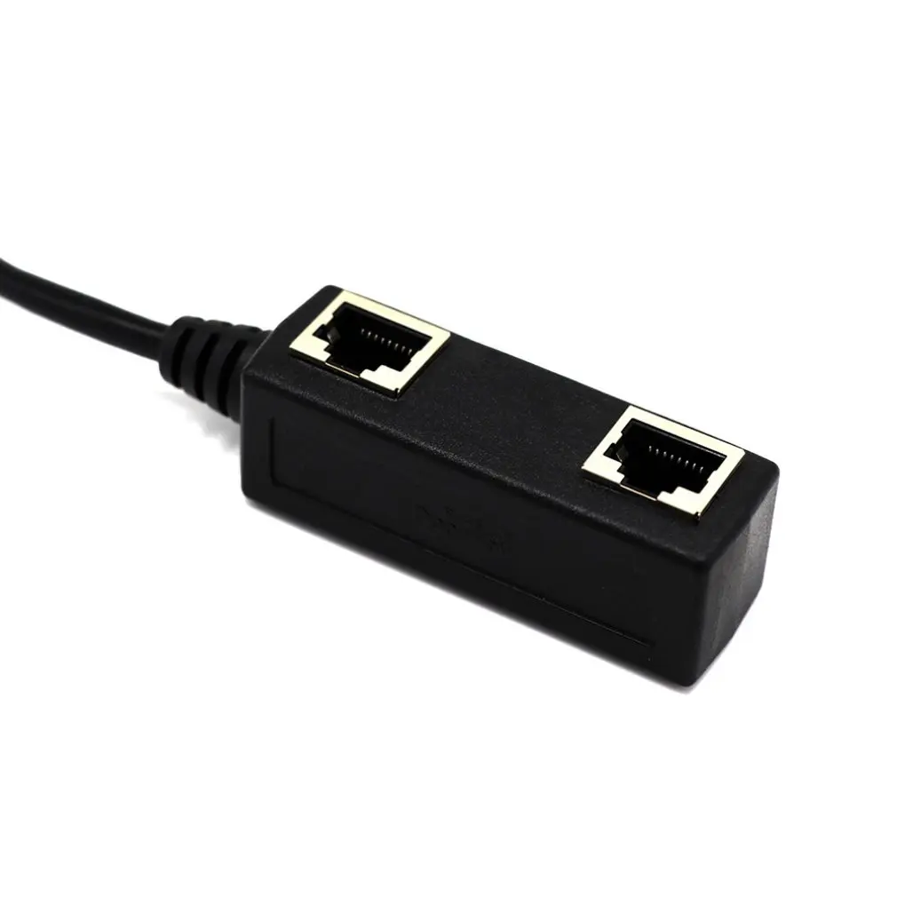 Практичный RJ45 CAT6/5 Мужской до 2 Женский LAN Ethernet сетевой сплиттер Соединительный кабель адаптер Высокая производительность