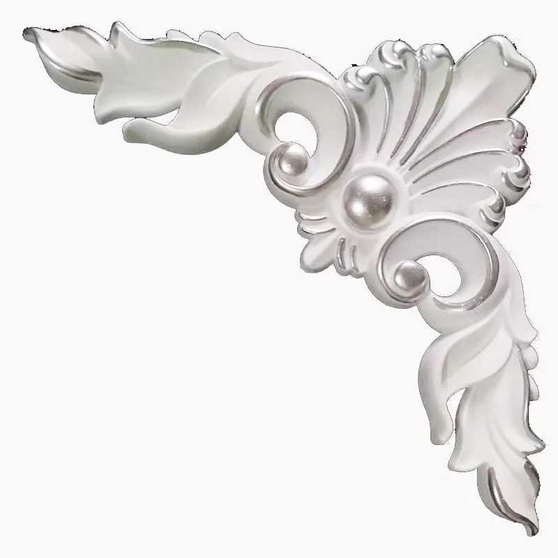 유럽 코너 조각 천장 복도 뒷벽 장식 데칼 램프, 수영장 액세서리, 비 목재 조각 