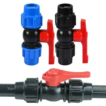 

PE pipe plastic water pipe quick valve connector 20/25/32mm on-off valve 11UA