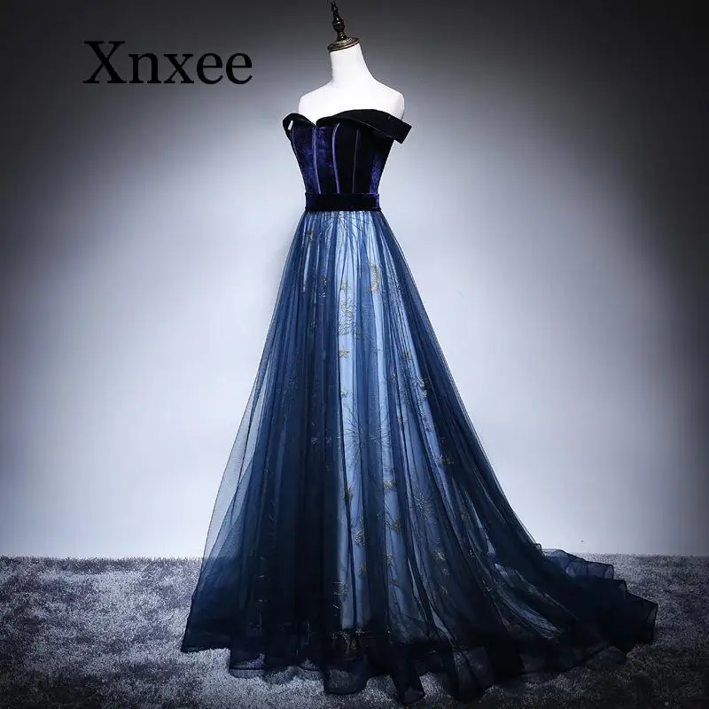 Вечерние платья, сексуальные, с открытыми плечами, для женщин, Cheongsam, сетка, полная длина, платье, большие размеры, Vestido de novia