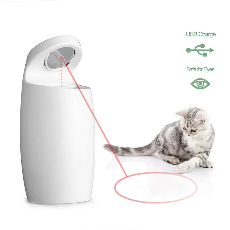 Забавные игрушки для кошек, лазерные интерактивные игрушки для кошек, умные автоматические тренировочные игрушки для кошек, многоугольные регулируемые лазерные игрушки для кошек