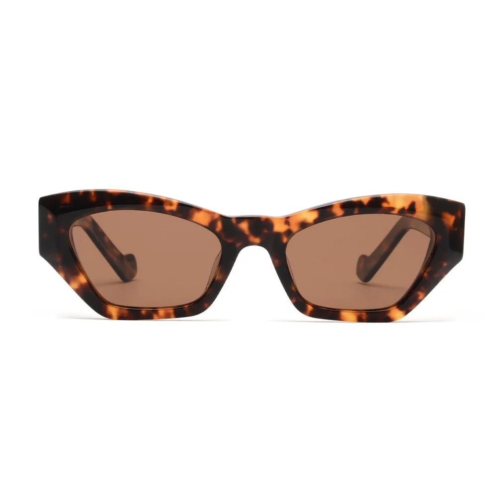 2021 Acetate Frame Cat Eye Women Sunglasses Polarized Brand Designer Ladies Shades UV400