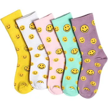 

Hyrax trends Men's happy socks Bright colors of sunlight Stylish casual skateboard socks funny Fashion outdoor socks