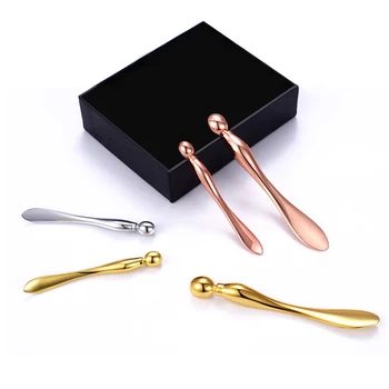 

Eye Cream Scoop Spoon Lifting Anti Wrinkle Eliminate Dark Circles Dual Use Eye Massage Stick Mixing Spatula Zinc Alloy Cosmetics