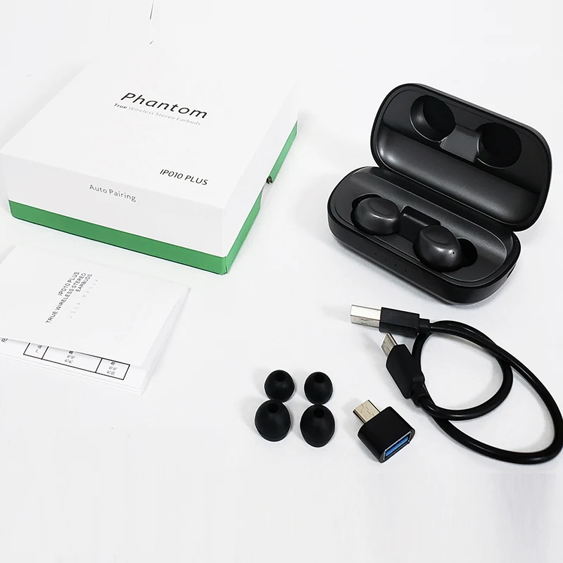 TWS IP010 PLUS True wireless bluetooth 5,0 стерео гарнитура удобные спортивные водонепроницаемые наушники применяются к Android/IOS