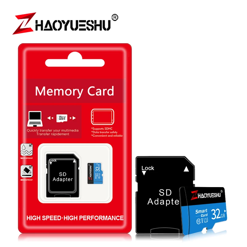 micro SD/TF карта 8 ГБ 16 ГБ 32 ГБ высокоскоростной мини флэш-карты памяти для вождения рекордер/мобильный телефон/ПК