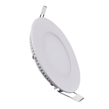 

Ultra Thin LED Panel Light 6W Driver Included AC85-265V Recessed Ceiling Downlight Panel Lamps for Indoor Bathroom Lighting