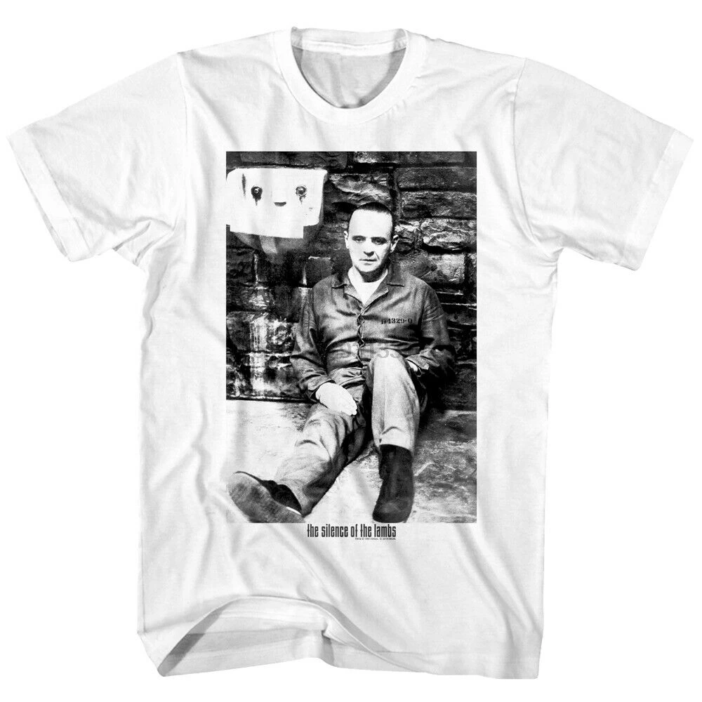 Silence Of The Lambs Dr Hannibal Lecter Мужская футболка Anthony Hopkins Evil|Футболки| |