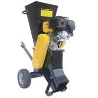 5000RPM rotating speed Professional Gas wood shredder Garden leaf crusher / Branch shredding machine for gardener/forest guarder 1