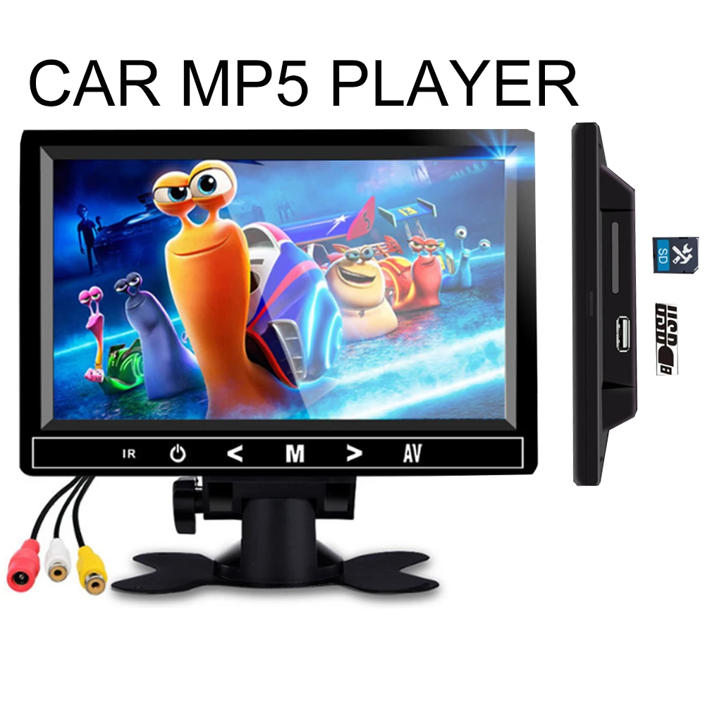 7 Inch bluetooth TFT LCD Color Mirror Monitor Viedo MP5 Player for Car