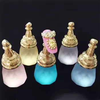 

Nail practice display stand Display Stand Crystal style Holders Alloy False Nails Showing Shelf Manicure Tools Crystal Design