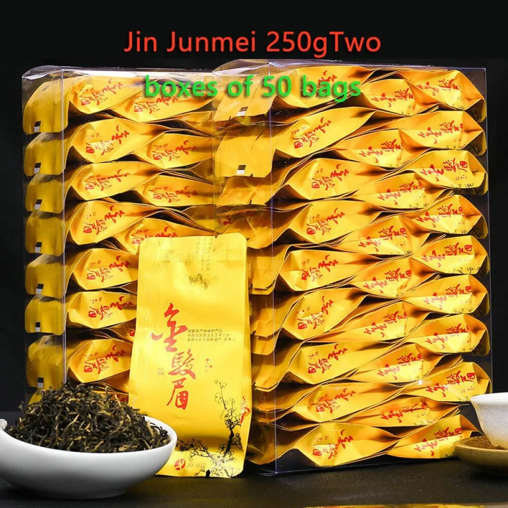 Высококачественный черный чай jin jun mei, свежий чай для похудения, 250 г