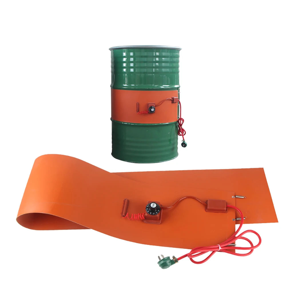 Electric Oil Drum Silicone Heating Belt Silicone Band Drum Heater DIY  Silicone Rubber Heater Oil Gas Tank Metal Barrel Heater - AliExpress