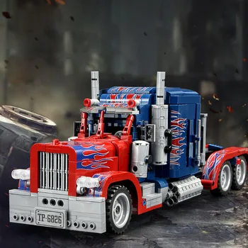 

849pcs Blocks Technic Fit legoINGYLS Transporter Truck Models Racing Car Building Blocks Toys DIY Engineering Container Vehicle