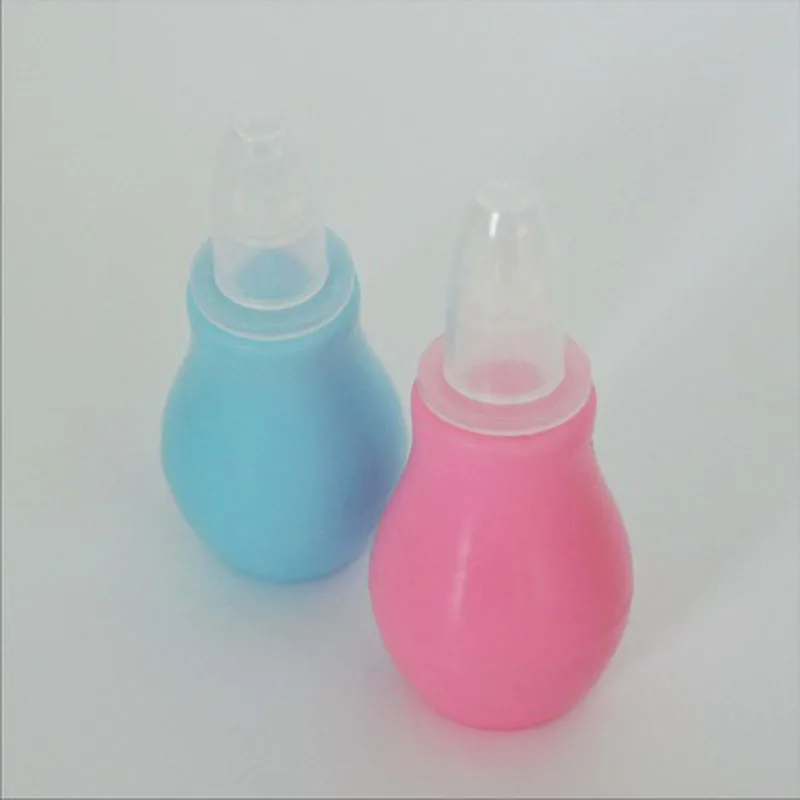 New Baby  Airpump type Health Care  Manual silicone Solid Nasal Aspirator Infant Nasal Suction device for 0-2Years
