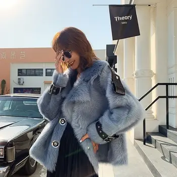 

Women 2020 Autumn Winter Fashion Faux Fur Coat Female Thick Warm Fake Fur Teddy Jacket Ladies Plush Casual Loose Outerwear